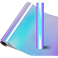 Papel Holografico - Holographic Adhesive Vinyl Rollo Permanente de Vinilo Holográfico de 30-5 x 180 cm para Cricut y…